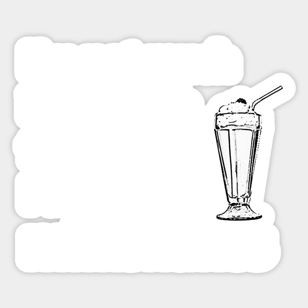 Milkshake Escape Sticker by findingNull